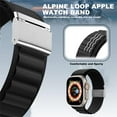 thumbnail image 3 of LEIXIUER 1/2/3Pack Alpine Loop Nylon Bands Compatible with Apple Watch Bands Ultra 49mm 45mm 44mm 42mm 41mm 40mm 38mm Men Women Adjustable Sport Loop Wristband Replacement iWatch Series 8 7 SE 6 5 4 3, 3 of 12