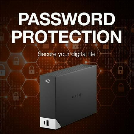 Seagate - One Touch Hub 12TB External USB-C and USB 3.0 Desktop Hard Drive with Rescue Data Recovery Services