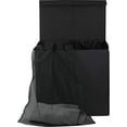 thumbnail image 4 of Simple Houseware - Cesto doble para la colada con tapa y bolsas extraíbles, color negro, 4 of 5