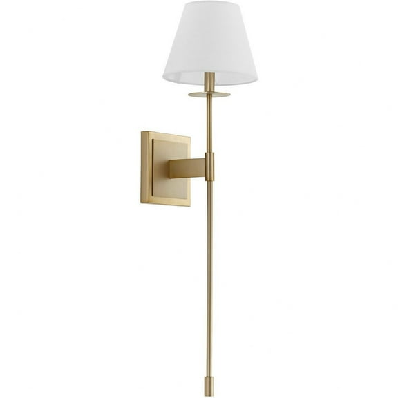 11264-Cyan lighting-Kubel - 1 Light Wall Mount-8.75 Inches Tall and 8 Inches Wide-Aged Brass Finish