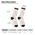 thumbnail image 2 of Pofeuu Flower Rabbit Print Crew Socks, Adult Running Hiking Socks for Youth and Adult, 2 of 6