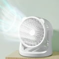 thumbnail image 1 of Kbndieu A Bottle Desktop Small Fan Dormitory Fan Wall-Mounted Mini Small Ceiling Fan Fan Lights Beauty Desk Lamp Fan Home Essentials, 1 of 5