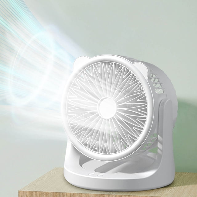 Kbndieu A Bottle Desktop Small Fan Dormitory Fan Wall-Mounted Mini Small Ceiling Fan Fan Lights Beauty Desk Lamp Fan Home Essentials
