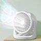 thumbnail image 1 of Mini Ventilador De Escritorio Con Luz Led, 3 Velocidades Y Batería Recargable Por Usb, Ventilador Portátil Para Colgar En Dormitorios, Escritorios De Oficina Y Camping Al Aire Libre., 1 of 5