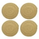 thumbnail image 1 of 4 Pcs Manteles Individuales Redondos Trenzados, 7.1" Manteles Tejidos para Mesa de Cocina para Decoración de Granja (Caqui), 1 of 7