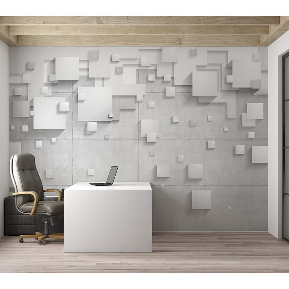 Tiptophomedecor Abstract Wallpaper Wall Mural - Cloudy Afternoon