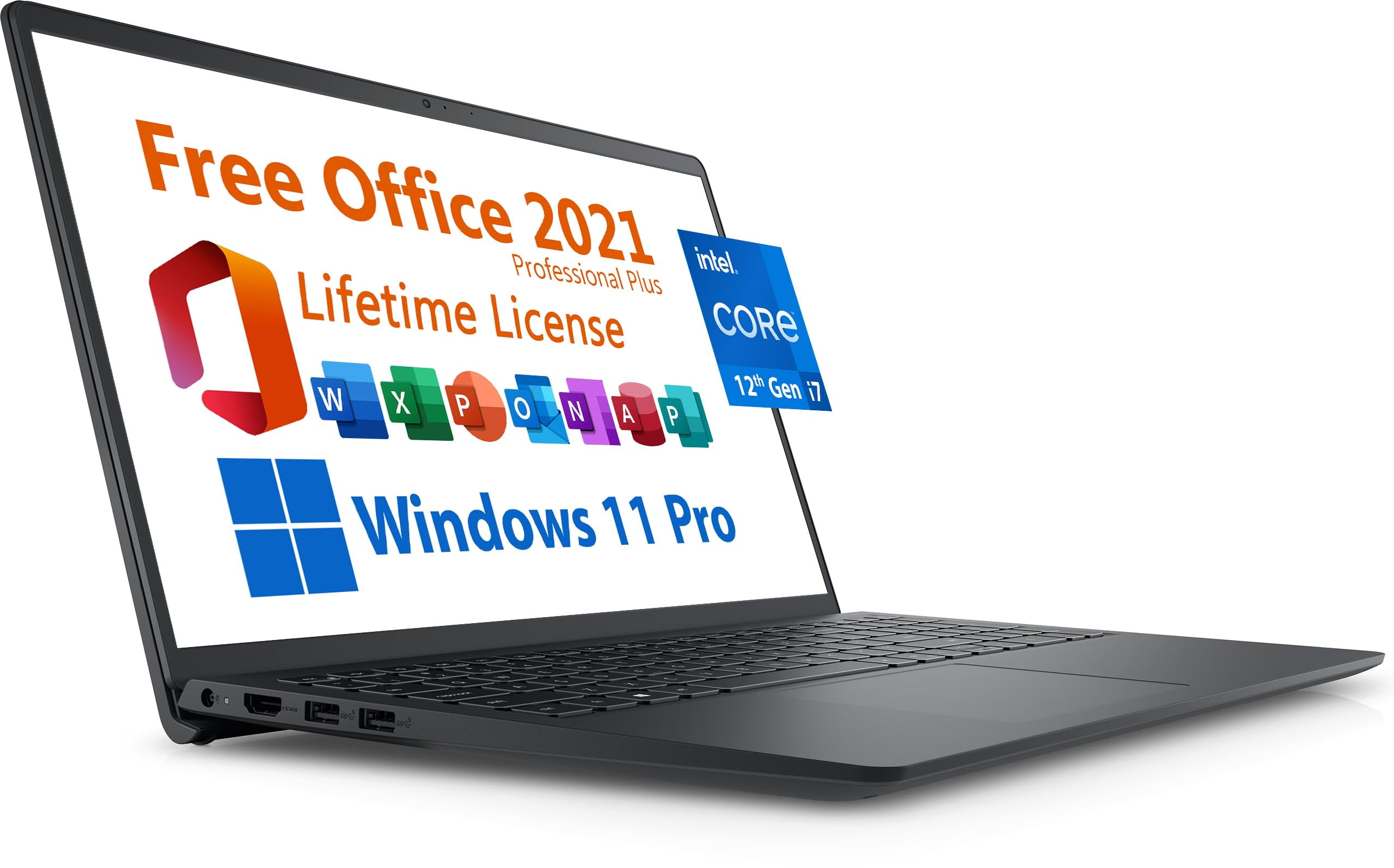 Dell 2024 Inspiron 15 Business Laptop, Free Microsoft Office 2021