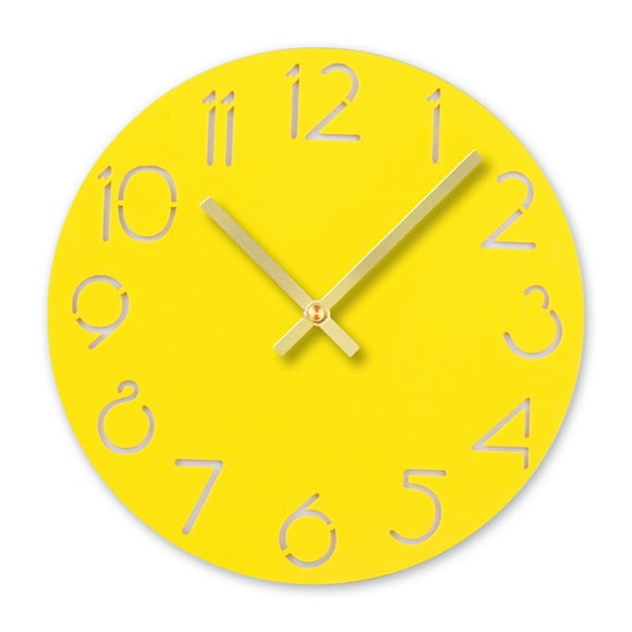 Limited Time Silent Round Wall Clock Arabic Numerals Design Stylish Style Acrylic Decor Round 2025 New