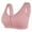 A, variant on Large Size Bras Womens Front Close Bra Plus Size Bra Women Bralette Everyday Underwear(Grey,50)