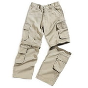 Boys' Twill Zip-Off Pants