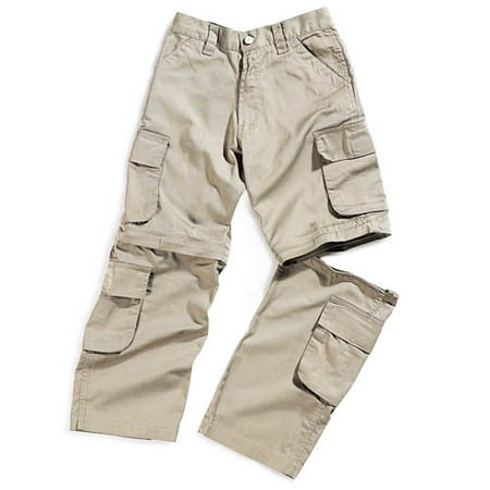 Boys' Twill Zip-Off Pants