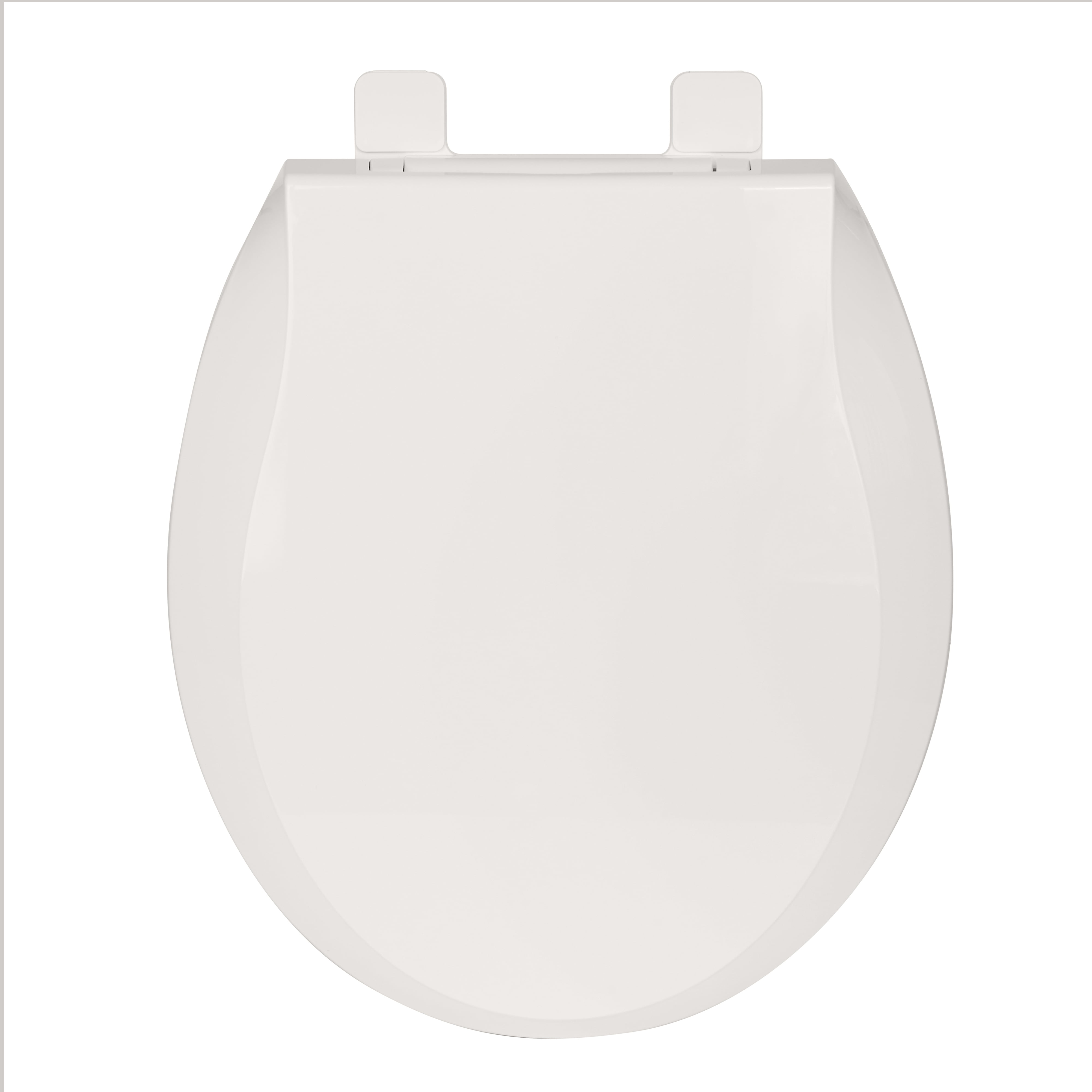 Commercial Toilet Seat – 17" Round, Soft Slow Close, Durable Polypropylene, Never-Loosen, Easy Install & Clean, Comfortable Lid – Biscuit Color – 17"