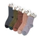 thumbnail image 5 of Guardurnaity Juego de calcetines divertidos, calcetines extravagantes, diseño de mano en mano, tela, regalos adecuados para mujeres, novias, Accesorios de calzado franja naranja talla única, 5 of 6