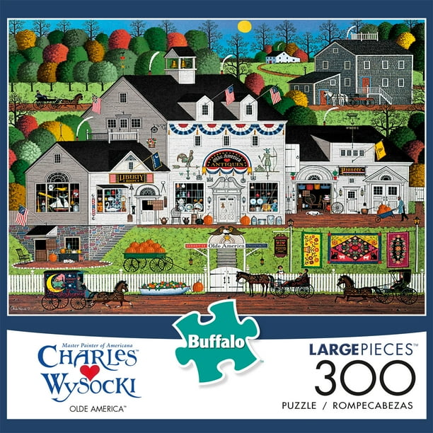 Buffalo Games Charles Wysocki Olde America 300 Piece Jigsaw