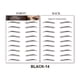 thumbnail image 1 of Pegatinas de cejas simuladas impermeables Pegatinas de cejas tatuadas Parches de cejas perezosos ecológicos Parche para cejas, 1 of 2