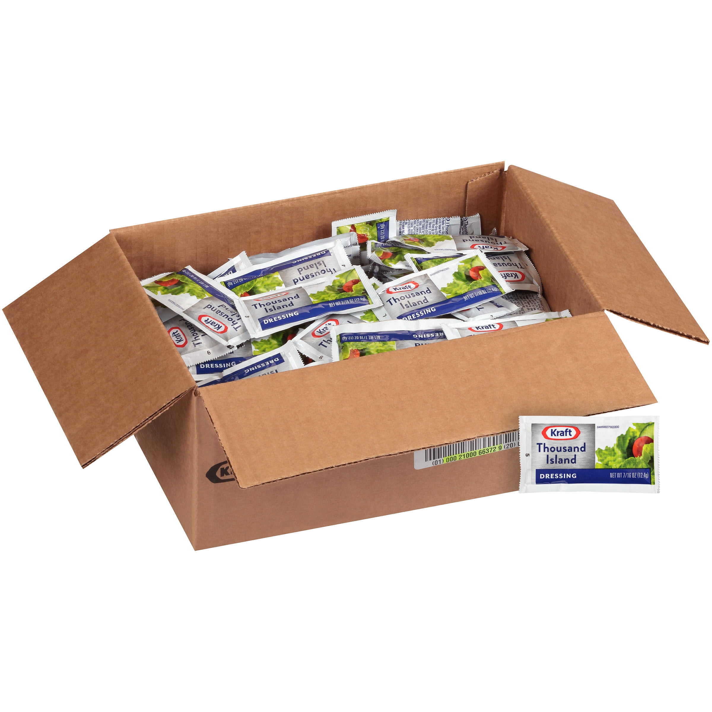 KRAFT Single Serve Thousand Island Salad Dressing, 0.4375 oz. Packets