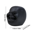thumbnail image 3 of Poupée Humaine Visage Drôle Jouet de Décompression de Bureau Balle Visage Humain TPR, 3 of 6