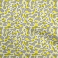 thumbnail image 1 of oneOone Viscose Chiffon Yellow Fabric Abstract Sewing Material Print Fabric By The Yard 42 Inch Wide, 1 of 4