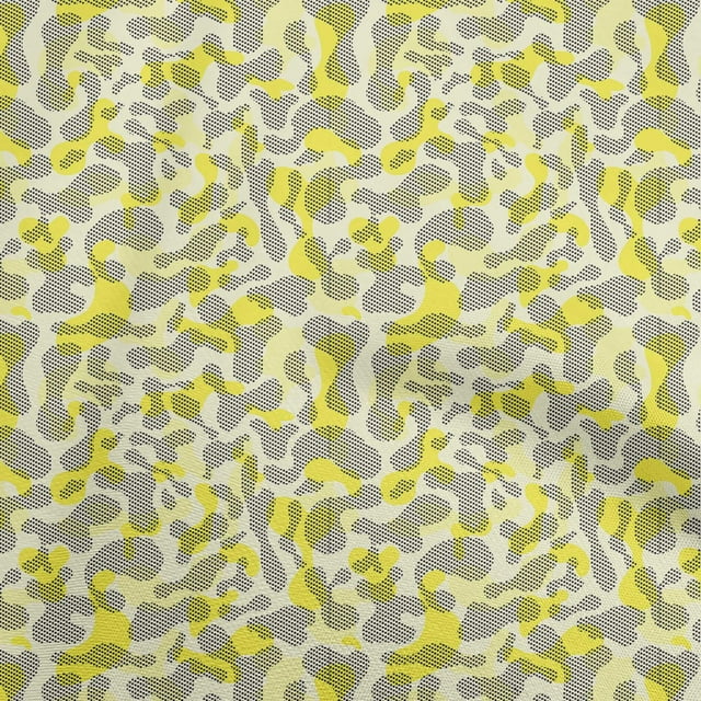 oneOone Rayon Yellow Fabric Abstract Sewing Craft Projects Fabric Prints By Yard 56 Inch Wide