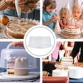 thumbnail image 7 of Reusable Plastic Round Cake Container with Lid 12x4.75 in Clear Transparent Pies Keeper for Pastry Carrier Tray Dessert Transport Storage Home Kitchen Food Organizer Set of 2 with IDANAPATAKI, 7 of 7