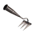 thumbnail image 3 of Almencla Garden Hoe Garden Hand Rake Manganese Steel Sturdy Agricultural Weeding Rake Weeding Tool for Planting Farm Loosening Digging 3 Tines, 3 of 8