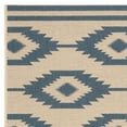 thumbnail image 3 of SAFAVIEH Beach House Vasiliki Geometric Indoor/Outdoor Area Rug, Blue/Creme, 3' x 5', 3 of 5