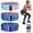 Color Gradient, variant on BouPower Fabric Resistance Bands Set of 6 Pack, Non Slip Booty Bands for Glutes Legs and Strength Training, Light Medium Heavy Workout Loops for Home Gym, Pilates, Exercise, Stretching, Travel