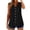 354#Black, variant on Women's Summer Cotton Linen Sleeveless Button Down Pleated Tank Tops Dressy Casual Work Blouses Sky Blue M