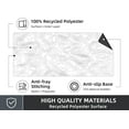 thumbnail image 4 of Xianyou-grand Tapis de Souris de Jeu de Bureau avec Topographique Blanc, Tapis de Clavier Antidérapant avec Tapis de Souris Multifonctionnel, Accessoires de Bureau pour Ordinateur, Maison et Jeu, 4 of 4