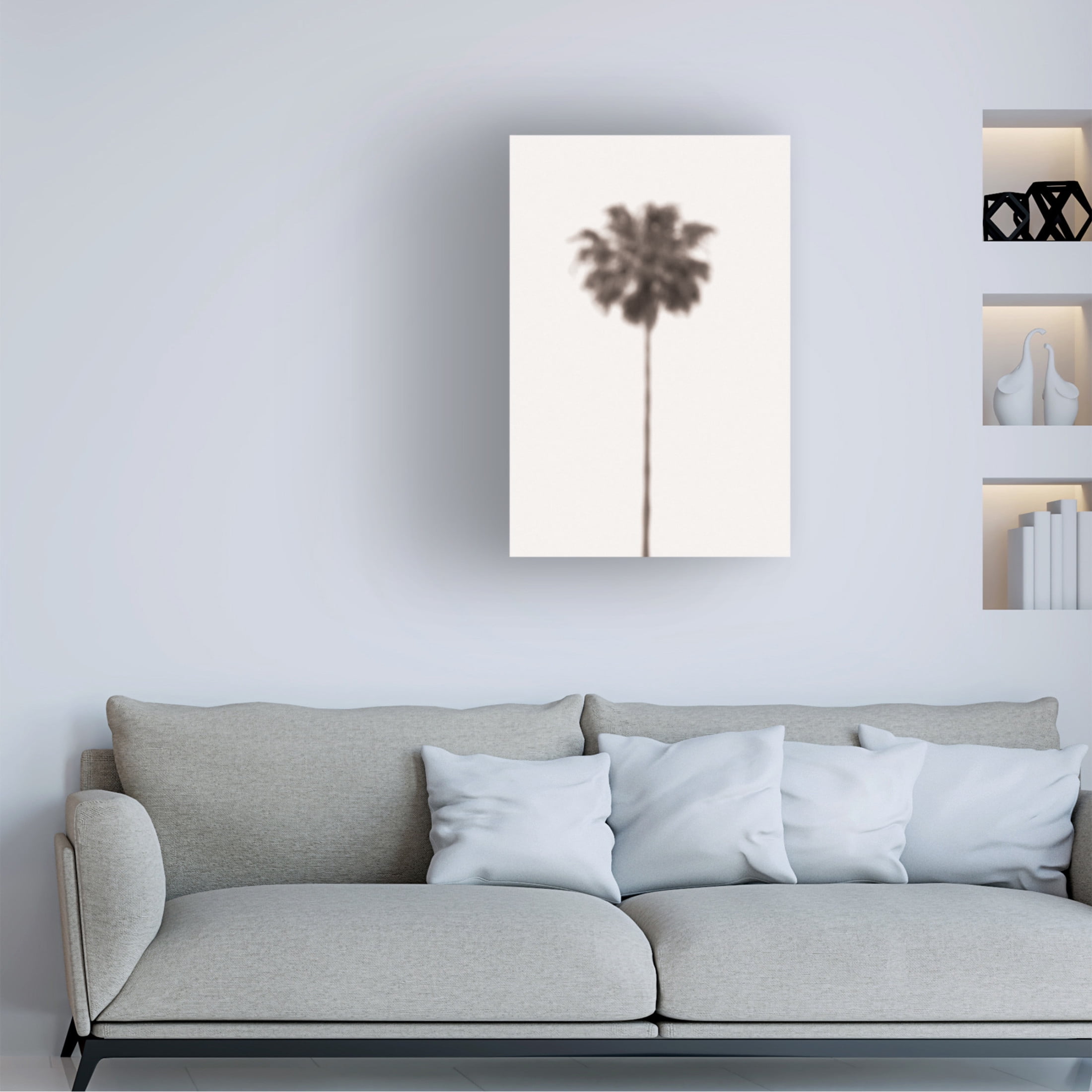 Trademark Fine Art Pictufy Studio III Palm Blury Canvas Wall Art