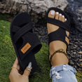 thumbnail image 6 of Willtoo Orthopedic Casual Sandals for Women Non Slip Slip on Arch Support Flat Wedge Sandals Wide Walking Shoes 2026 New Beach Foam Shoes, 6 of 7