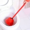 thumbnail image 4 of Vacemry Under $5 Toilet Plunger, Bathroom Drain Unclogger, High Pressure Suction Cup, Rubber Force Pump for Pipe Blockage, Household Plumbing Tool for Emergency Repair, 4 of 6