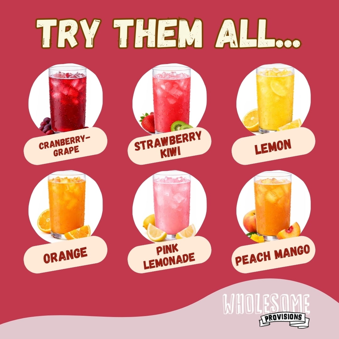 Protein Fruit Drink Mix, 15g Protein, Low Sugar, Collagen + Prebiotics, No Artificial Colors or Dyes, Refreshing by Wholesome Provisions(Pack of 3, Cranberry Grape)