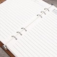 thumbnail image 3 of SagaSave A5 PU Leather Binder Notebook Loose-Leaf Sheets with Card Slots Office Meeting Daily Book Travel Journal Book, 3 of 6