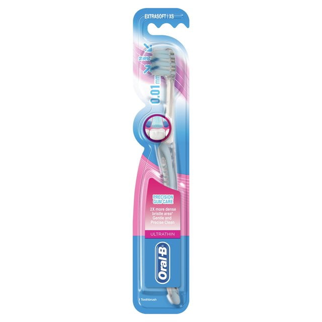Oral-B Ultra Thin Pro Gum Care 25 Extra Soft Toothbrush - European Version  NOT North American Variety - Imported from United Kingdom by Sentogo - SOLD  