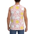 thumbnail image 4 of Kdxio Rabbit And Chick for Men's Muscle T-shirt,Sleeveless for Workout Running Athletic Gym Lounge Casual, 4 of 7
