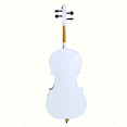 thumbnail image 4 of Tcbosik Full-Size Beginner Cello with Bag, 4/4, Acoustic Cello Kit with Bow, Rosin and Bridge, Adults String Musical Instruments, White, 4 of 10