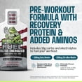 thumbnail image 4 of Frog Fuel Ultra Energized Pre Workout Shot & Energy Gel, 80mg Caffeine, 1500mg Beta Alanine, Electrolytes 8g Protein Nano-Hydrolyzed Grass Fed Collagen, 10g Carbs, Berry, 1.2 oz Packets, 24 Pack, 4 of 5