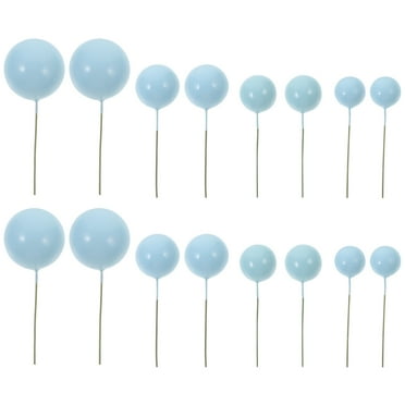 20 Pcs Birthday Cake Decoration Ballon Gold Cake Decorations Ball Cupcake Topper Cake Balls Decoration Cake Decorations