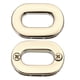 thumbnail image 1 of Uxcell 2Pcs Ojetes Atornillados, Ojetes Ovalados de Aleación de 5/8 pulgadas para Bolsas, Cortinas y Reemplazo de Ropa de Cuero, Oro Rosa, 1 of 6
