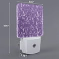 thumbnail image 2 of Balery Lavender Flowers Luz Nocturna LED con Sensor Automático, Enchufe con Sensor Crepuscular, Luz Suave de 0.5W para Dormitorio, Pasillo, Baño-US, 2 of 7