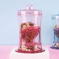thumbnail image 4 of Visland Hamsters Feeder Small Animals Transparent Automatic Dispenser Auto Dispensers Pet Pellets Food Storage Bowl Easy to Clean, 4 of 9