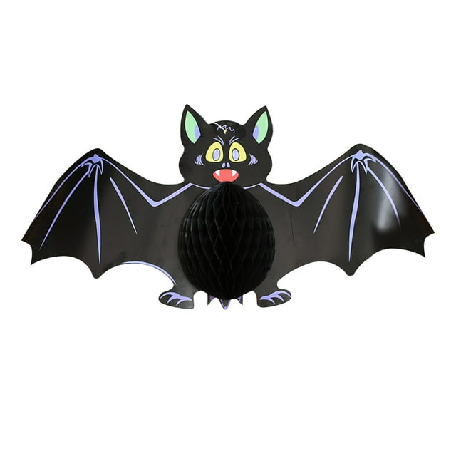 Happy Halloween Paper Hanging Lantern Ghost Hanging Pumpkin paper lantern Paper Bat Spider Props Paper for Trees Bar DIY Accessory