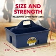 thumbnail image 2 of Little Giant DuraTote Box Organizer with 2 Compartment & Grip Handle, Navy, 2 of 7