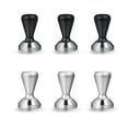 thumbnail image 4 of Wosthever Tamper de café mango antideslizante hogar Bar Hotel fiesta cocina polvo prensado martillo Base plana herramientas Accesorios Juegos de servir café y té Negro 58 mm, 4 of 6