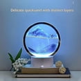 thumbnail image 5 of Moving Sand Art Desk Lamp 3d Art Hourglass Table Lamp Creative Art Bedroom Table Lamp, 5 of 5