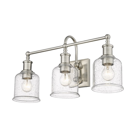 734-3V-BN-Z-Lite-Bryant - 3 Light Bath Vanity In Transitional Style-12.25 Inches Tall and 24 Inches Wide