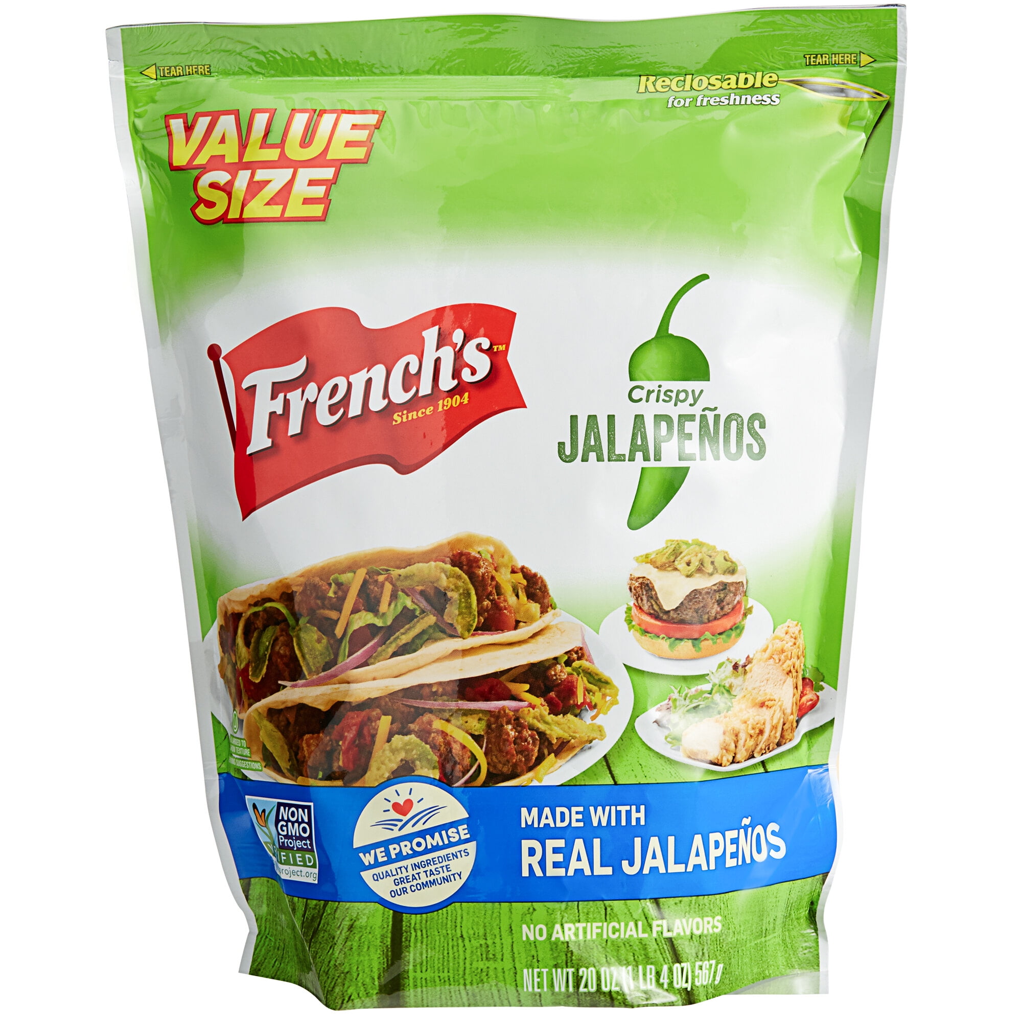 French's 20 oz. Crispy Jalapenos 6/Case Walmart Canada