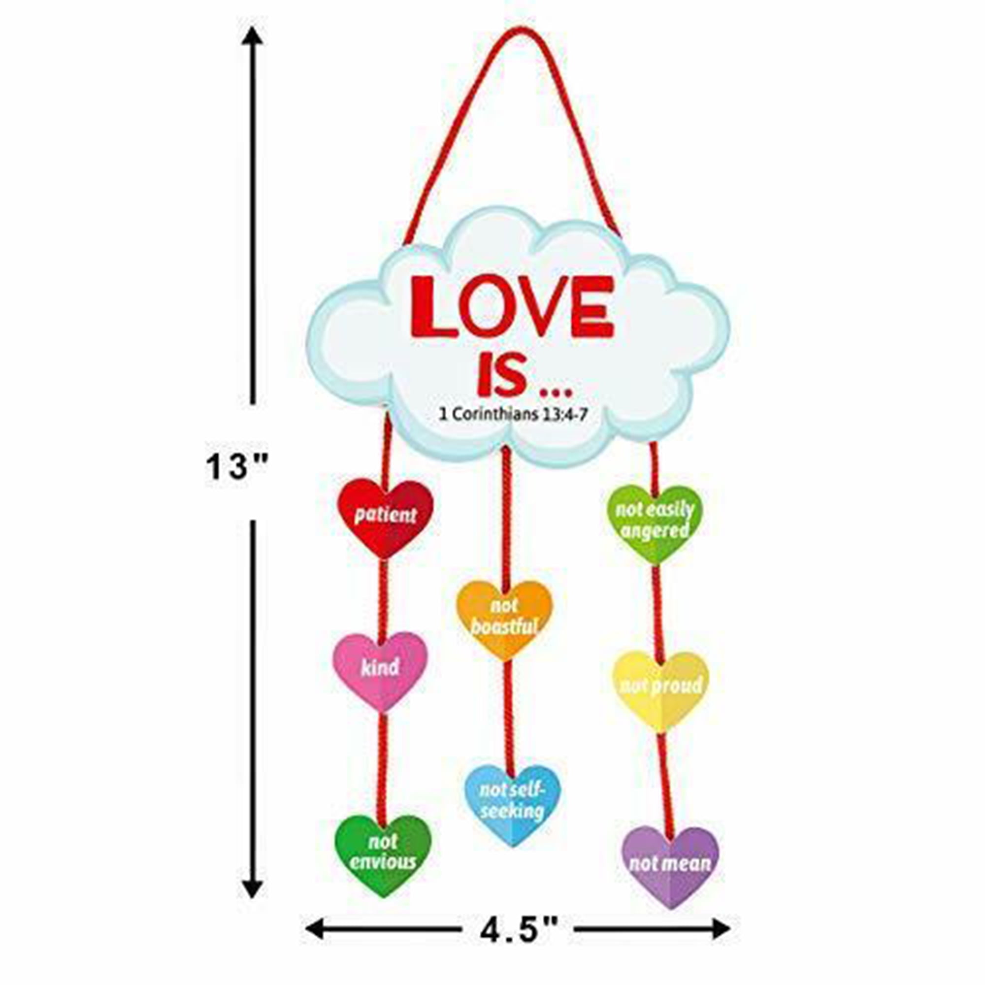  Valentine's Day Crafts for Kids 24 Pieces Hearts Kids Valentine  Craft Kits Valentine's Day Stickers Sunday School Gifts Crafts for Kids  Cloud Rainbow Ornament for Classroom : Toys & Games