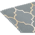 thumbnail image 5 of Lattice with Grey and Gold Placemats Set of 4 Dining Table Mat Linen Rectangular 12"x18" Washable for Dining Kitchen Party, 5 of 8